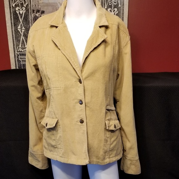 Tan Courderoy Jacket - Picture 1 of 6